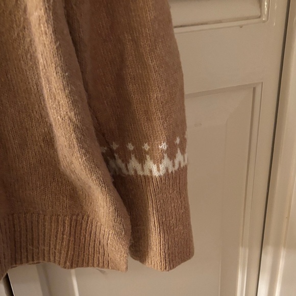 Talbots Tan and Cream Knit Sweater - Picture 4 of 6